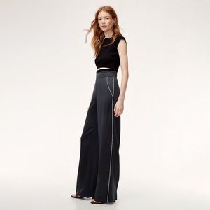 Aritzia Clarisse Silk Highwaisted Pant